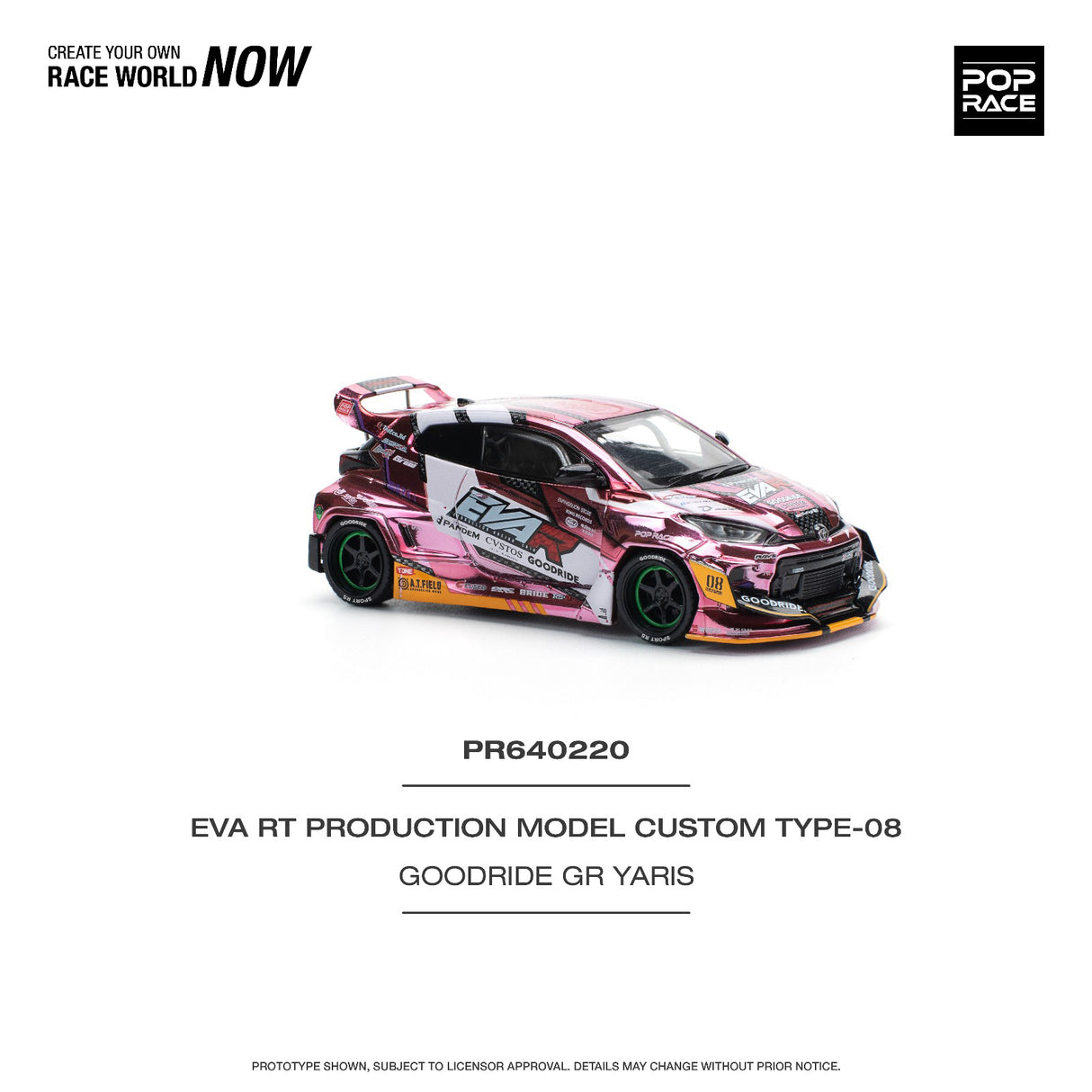 Toyota Yaris GR Pandem Eva RT Modèle de Production Type-08 Personnalisé Goodride