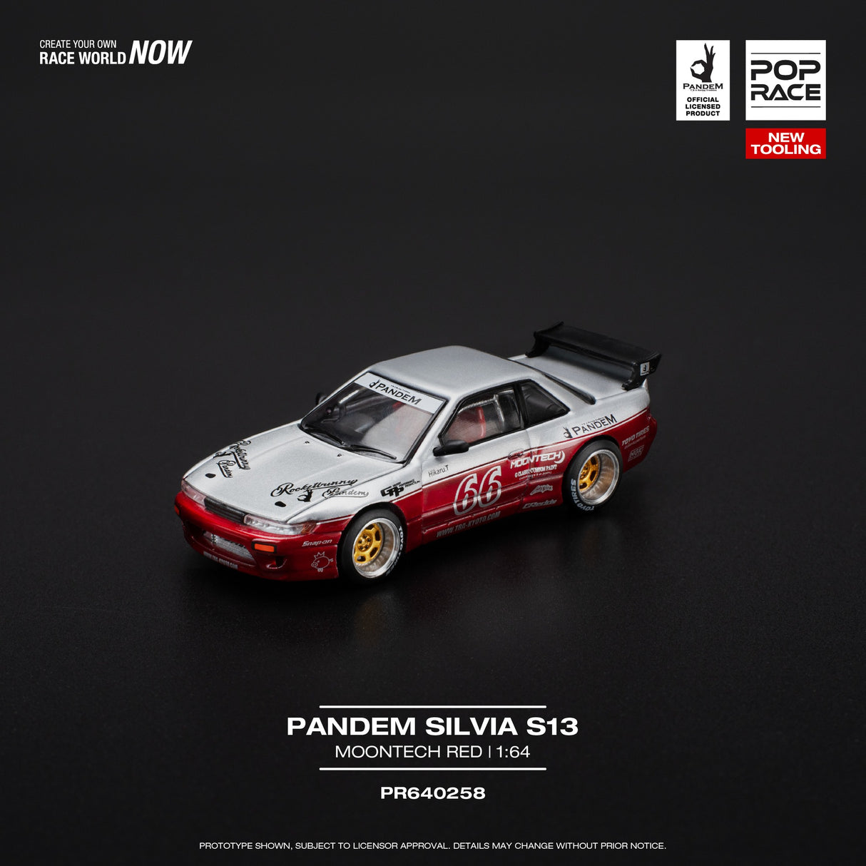 Nissan Silvia S13 Pandem Moontech Red