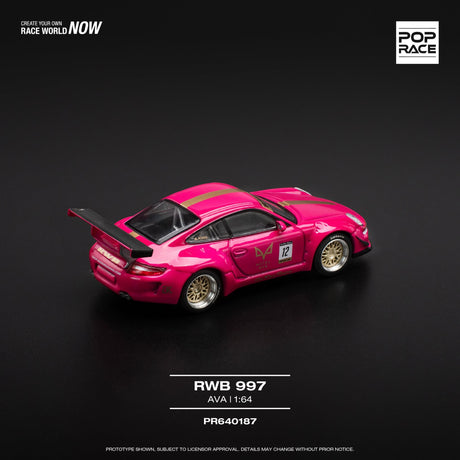 Porsche 997 Ava RWB Pink