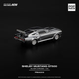 Shelby Mustang GT500 Chrome argenté