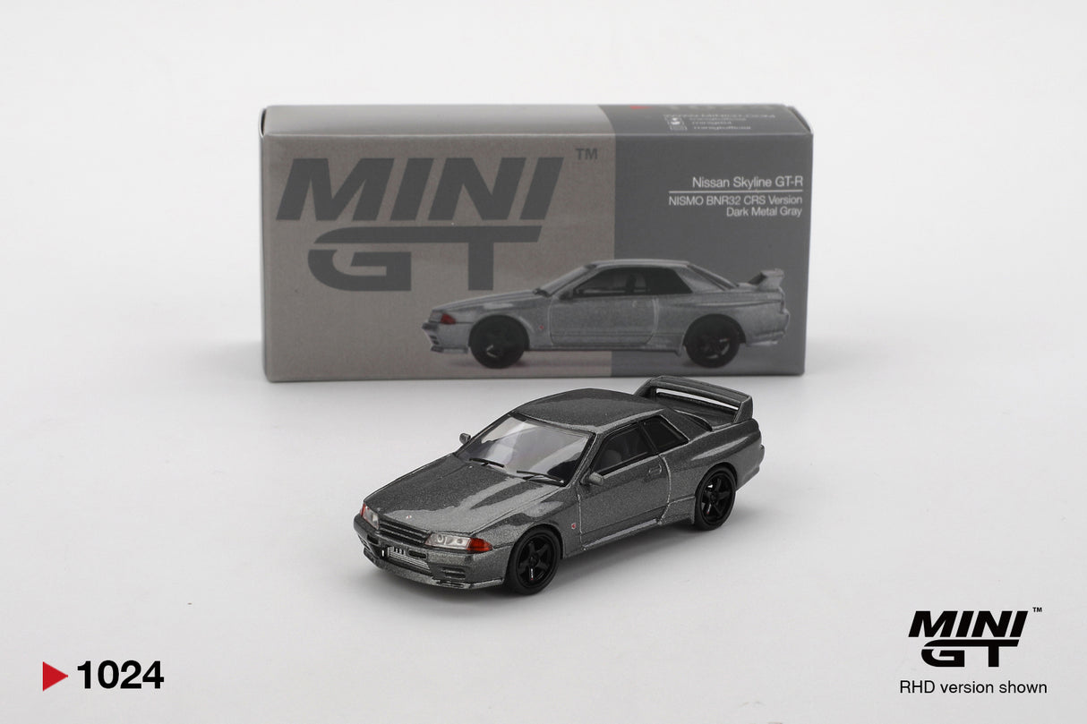 Nissan Skyline GT-R (NISMO BNR32 CRS Version) Dark Metal Gray MGT01024