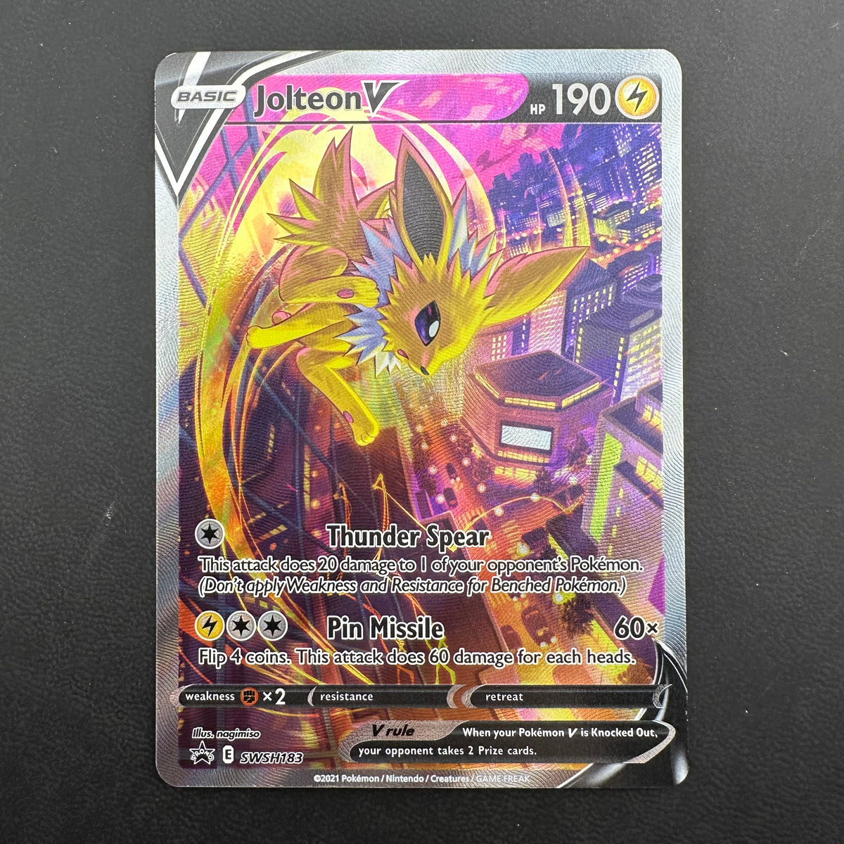 Jolteon V SWSH 183 NM