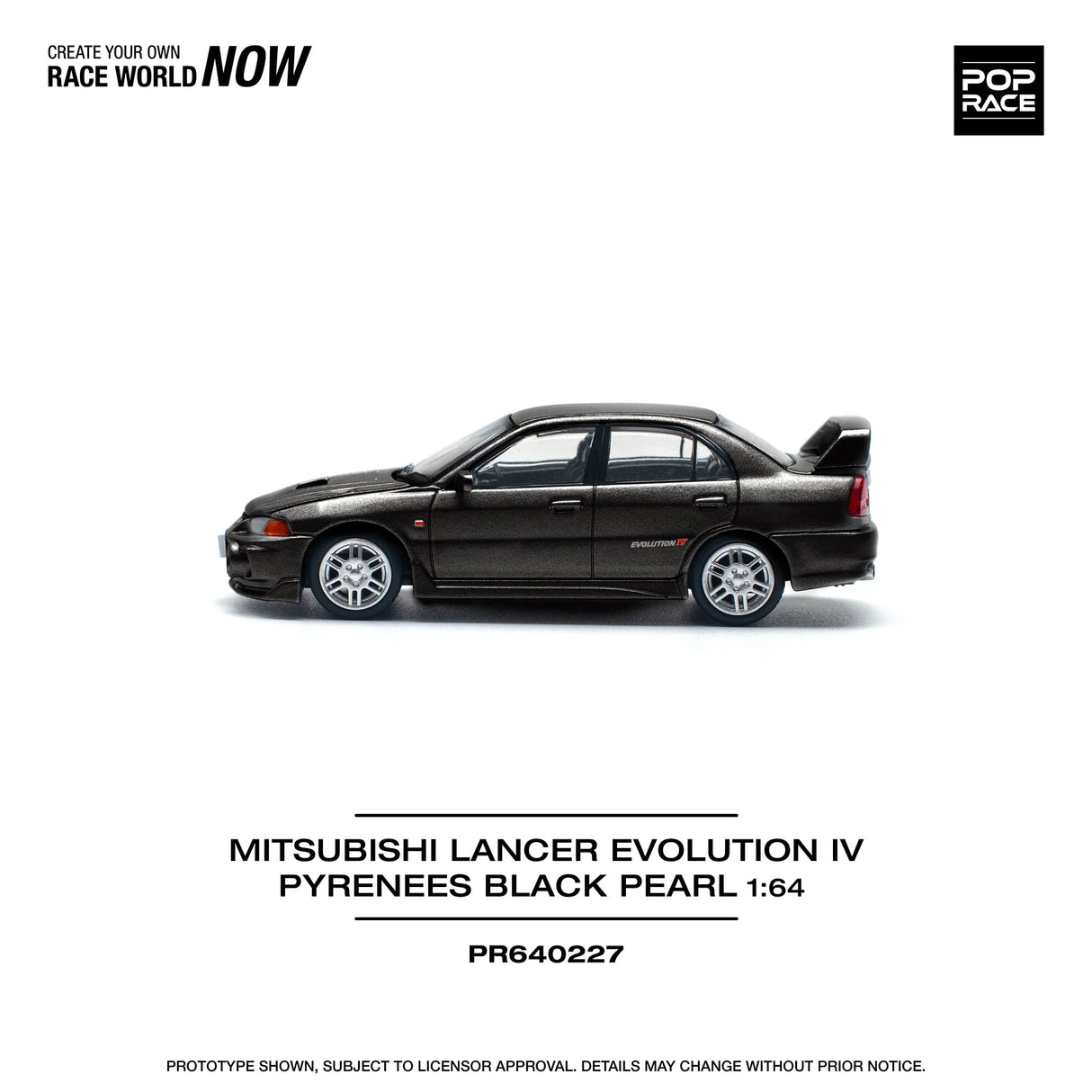 Mitsubishi Lancer Evolution IV Pyrenees Black Pearl