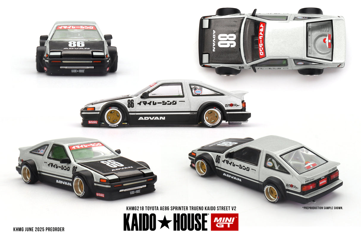 (Preorder) Toyota AE86 Sprinter Trueno Kaido Street V2 KHMG218