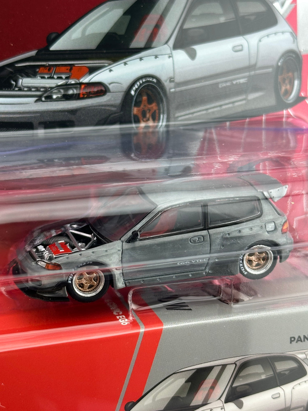 Honda Civic EG6 Pandem Raw Metal