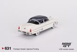 Lincoln Capri 1954 Arctic White / Atlantic Blue #631