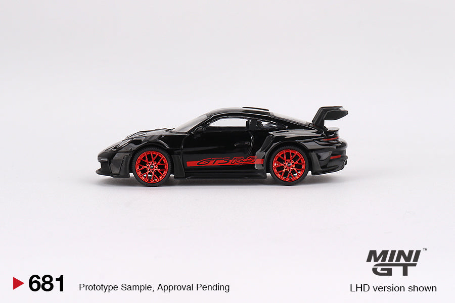 Porsche 911 (992) GT3 RS Black with Pyro Red #681