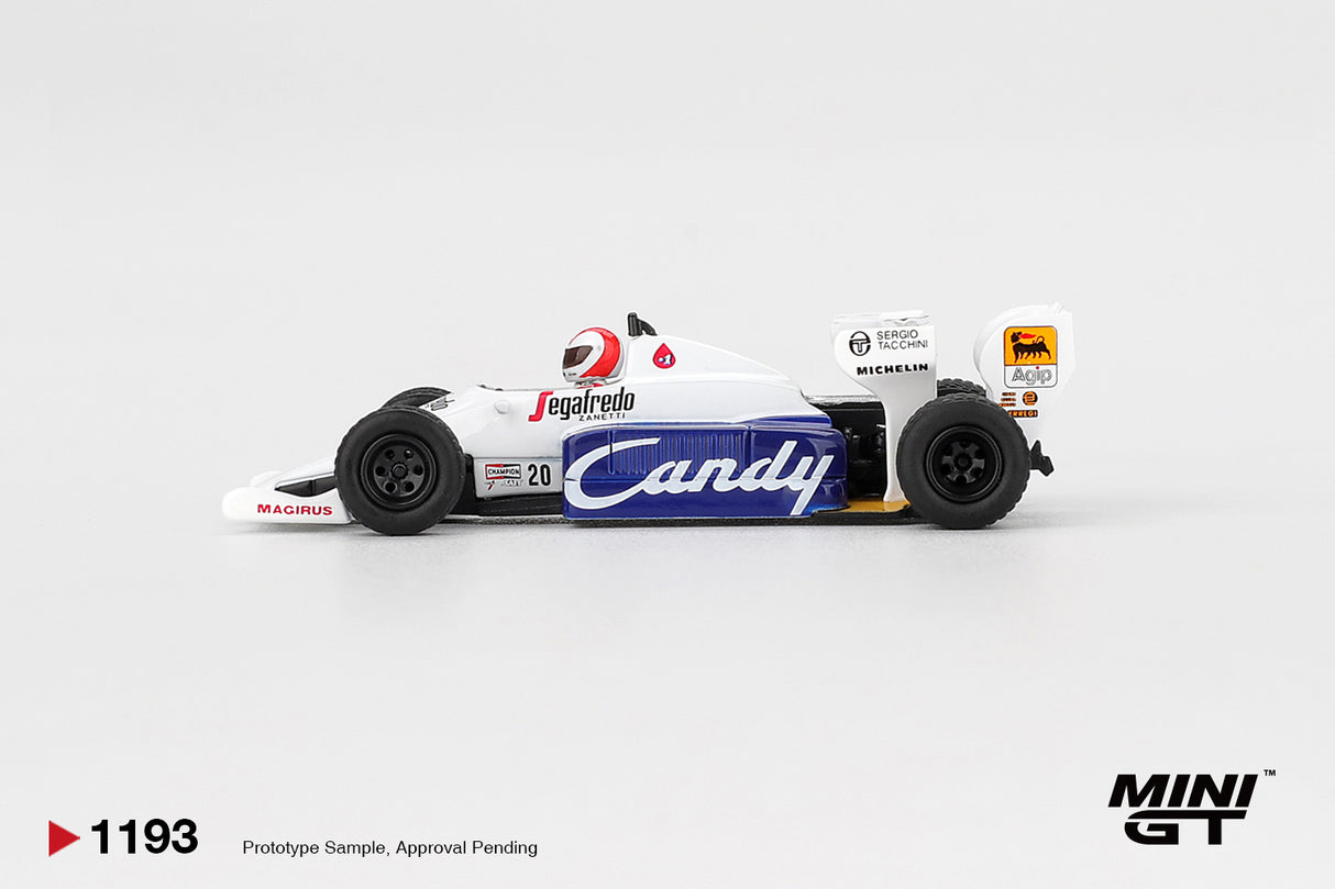 Preorder 17.08.26 Toleman TG184 #20 Johnny Cecotto 1984 Monaco Grand Prix MGT01193