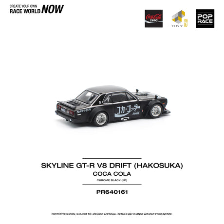 Nissan Skyline GT-R Drift Hakosuka Coca-Cola Zero JP Black Chrome