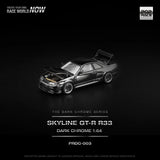 Nissan Skyline R33 GT-R cromata scura