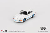 Porsche 911 Carrera RS 2.7 Grand Prix White with Blue Livery #715