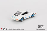 Porsche 911 Carrera RS 2.7 Grand Prix White with Blue Livery #715