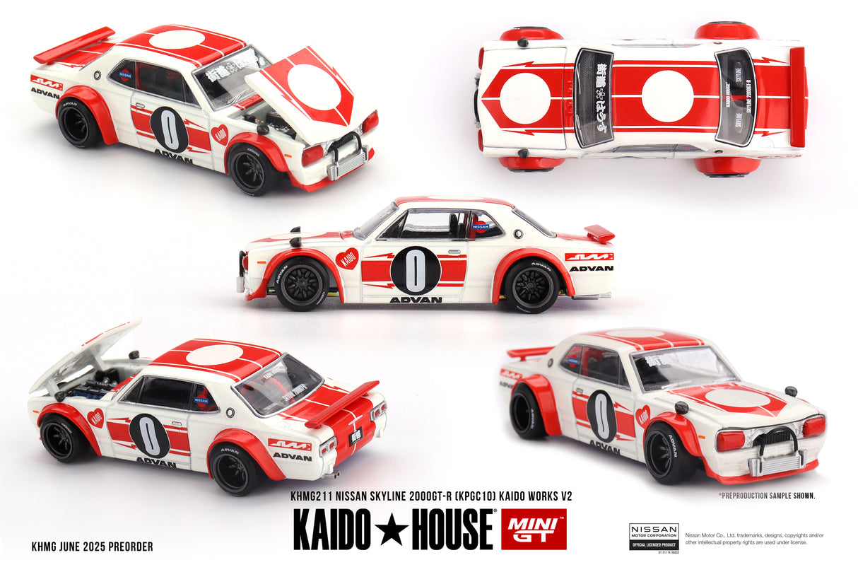 (Preorder) Nissan Skyline 2000GT-R (KPGC10) Kaido Works V2 KHMG211