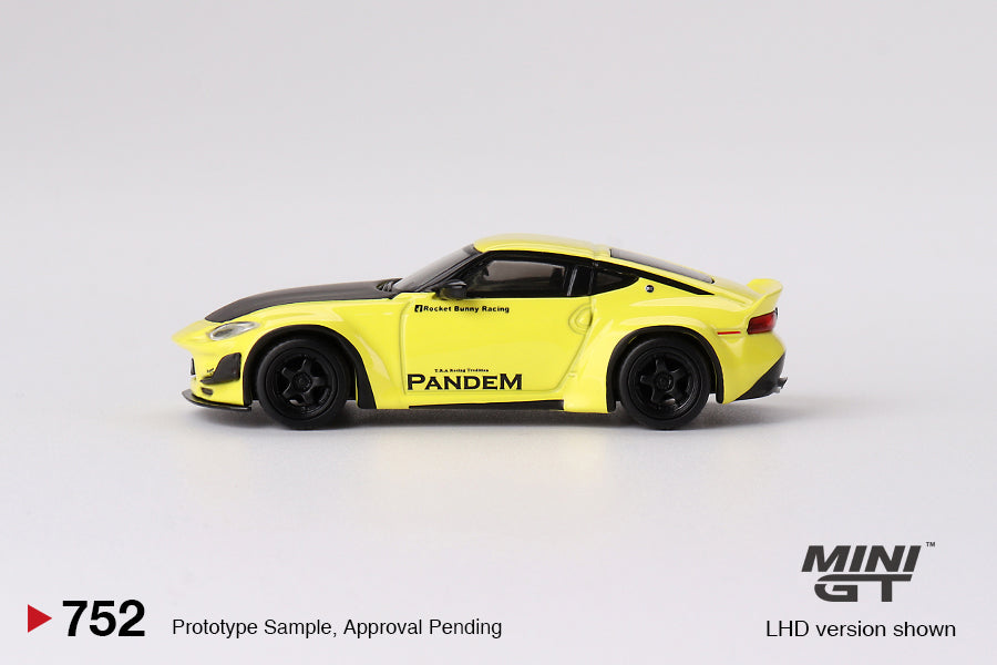 Nissan Z Pandem Ikazuchi Yellow