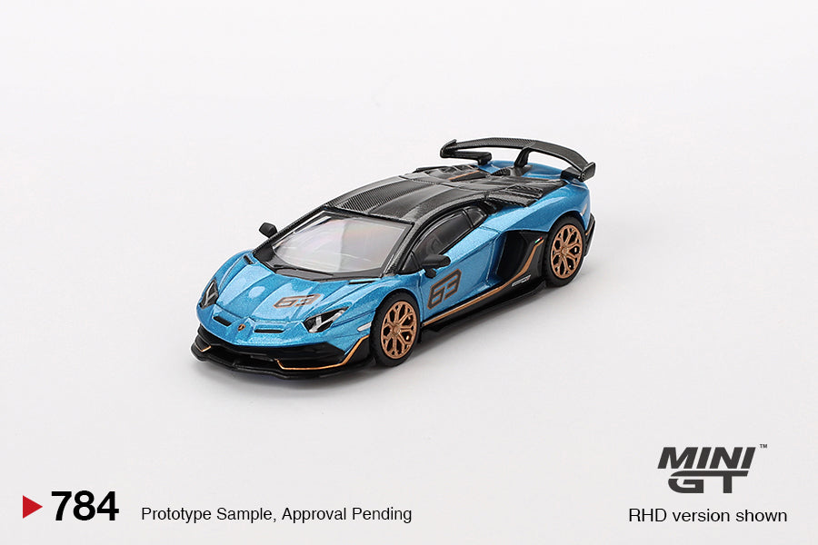 Lamborghini Aventador SVJ 63 Blu Aegir #784