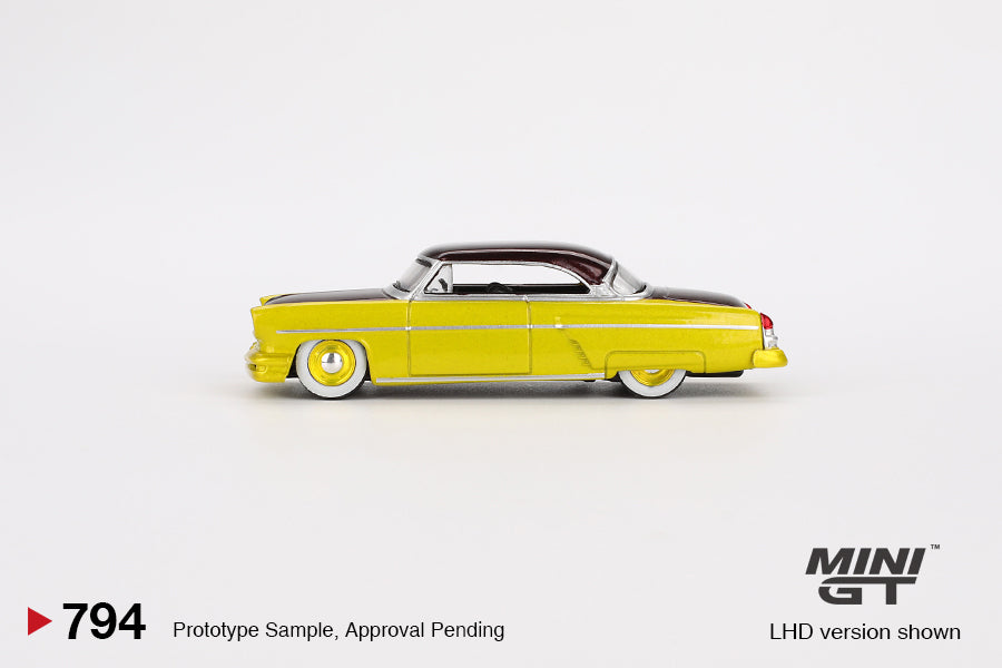 Lincoln Capri Hot Rod 1954 Lime Yellow #794