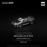 Nissan Skyline R33 GT-R cromata scura