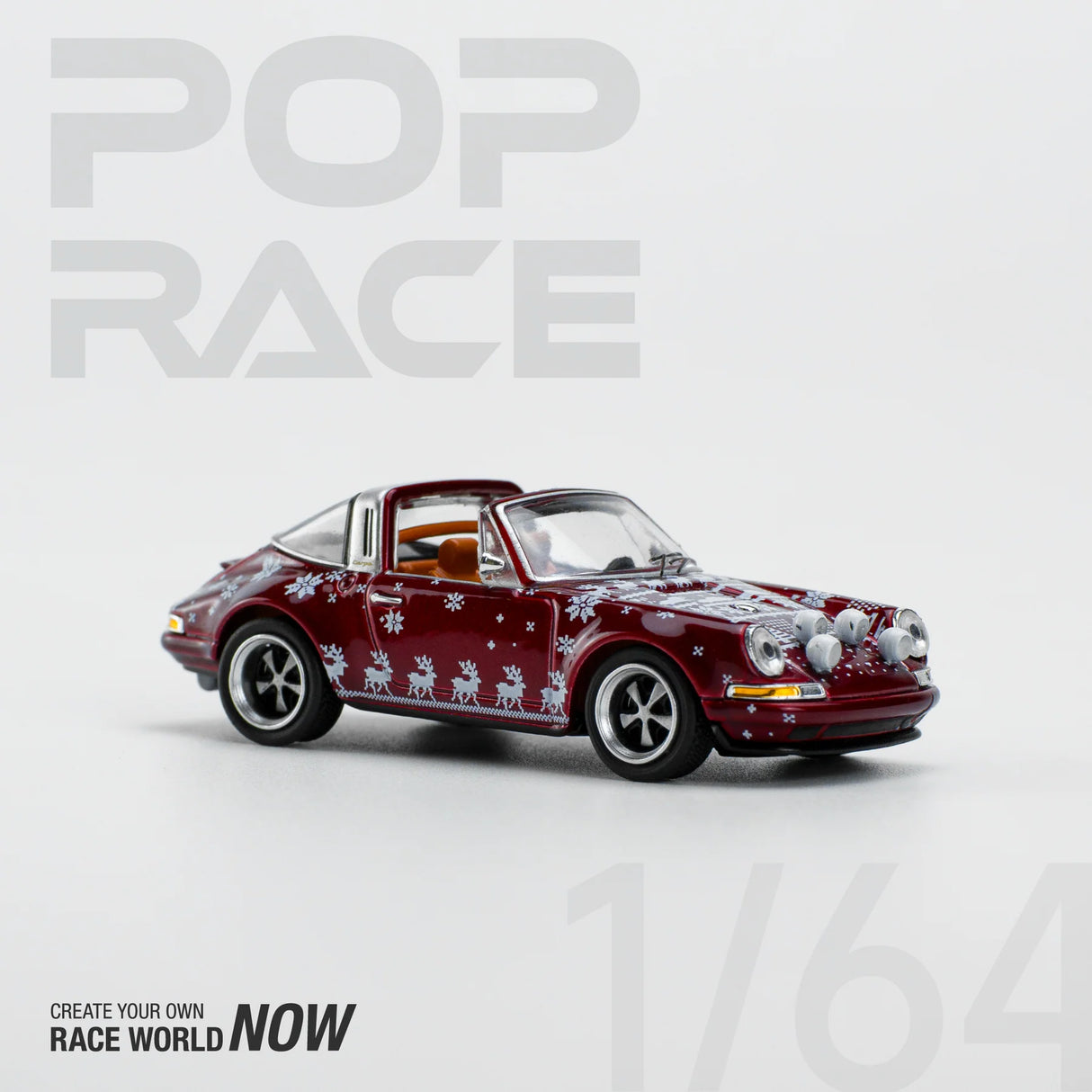 Porsche Singer 2023 Christmas Edition Red Metallic