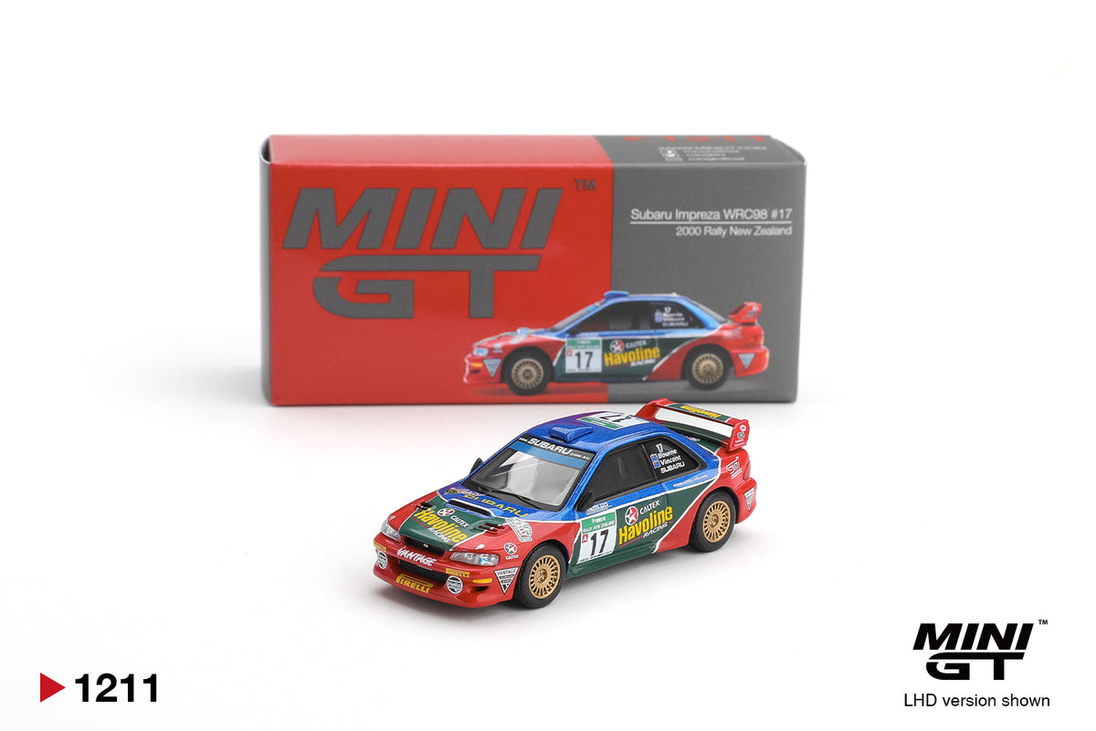 PREORDER 31.10.26 Subaru Impreza WRC98 #17 2000 Rally New Zealand MGT01211