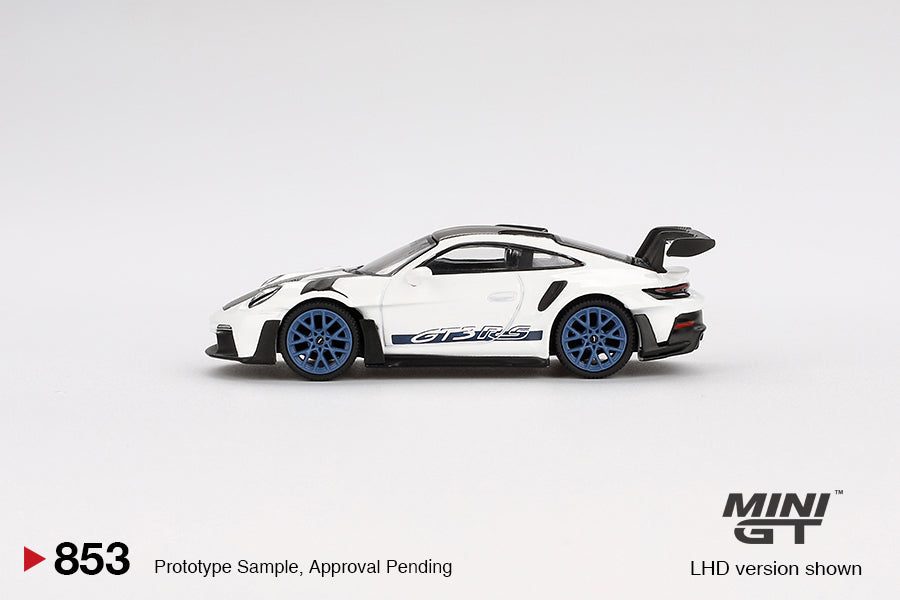 Porsche 911 (992) GT3 RS Weissach Package White with Indigo Blue MGT00853