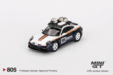 Porsche 911 Dakar Rallye Design Package White/Gentian Blue Metallic #805