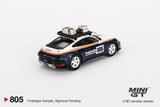 Porsche 911 Dakar Rallye Design Package White/Gentian Blue Metallic #805