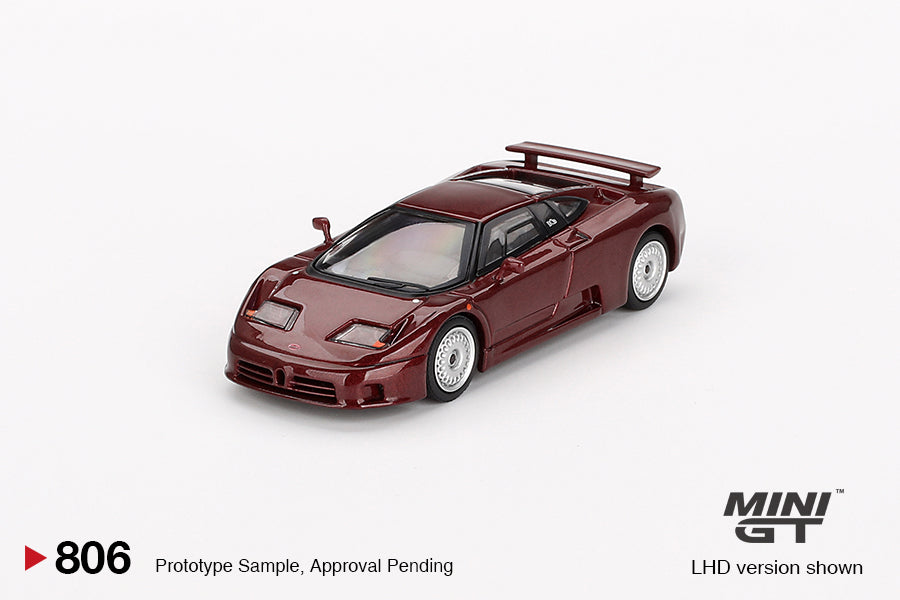 Bugatti EB110 GT Dark Red Metallic #806