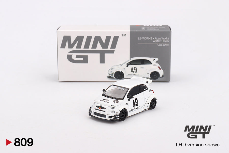 LB-WORKS x Abas Works ABARTH 595 Gara White MGT00809
