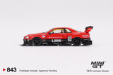 Nissan LB-ER34 Super Silhouette SKYLINE Red/Black MGT00843