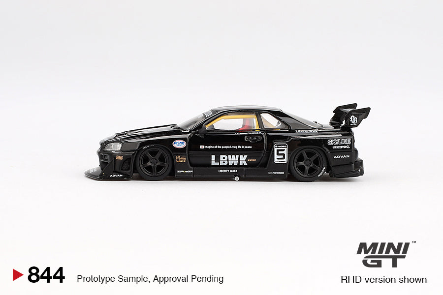 Nissan LB-ER34 Super Silhouette SKYLINE Black MGT00844