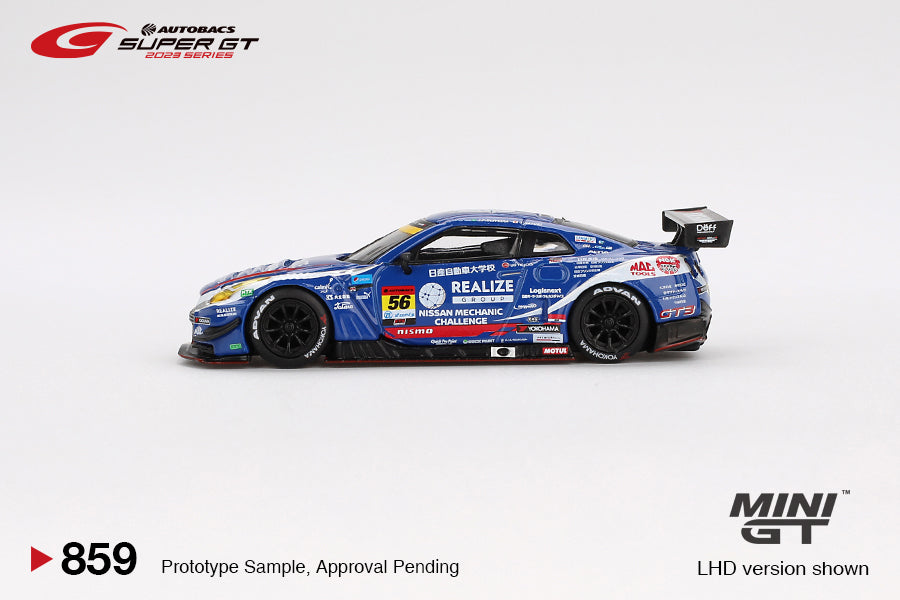 Nissan GT-R NISMO GT3 #56 " REALIZE NISSAN MECHANIC CHALLENGE GT-R" 2023 SUPER GT SERIES MGT00859