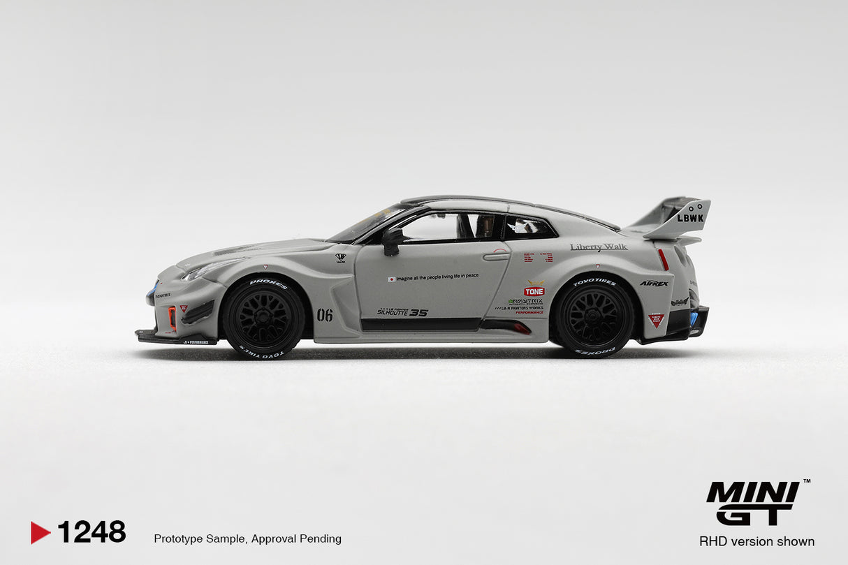 PREORDER 30.09.26 NISSAN LB-Silhouette WORKS GT 35GT-RR Ver.1 Matt Grey MGT01248