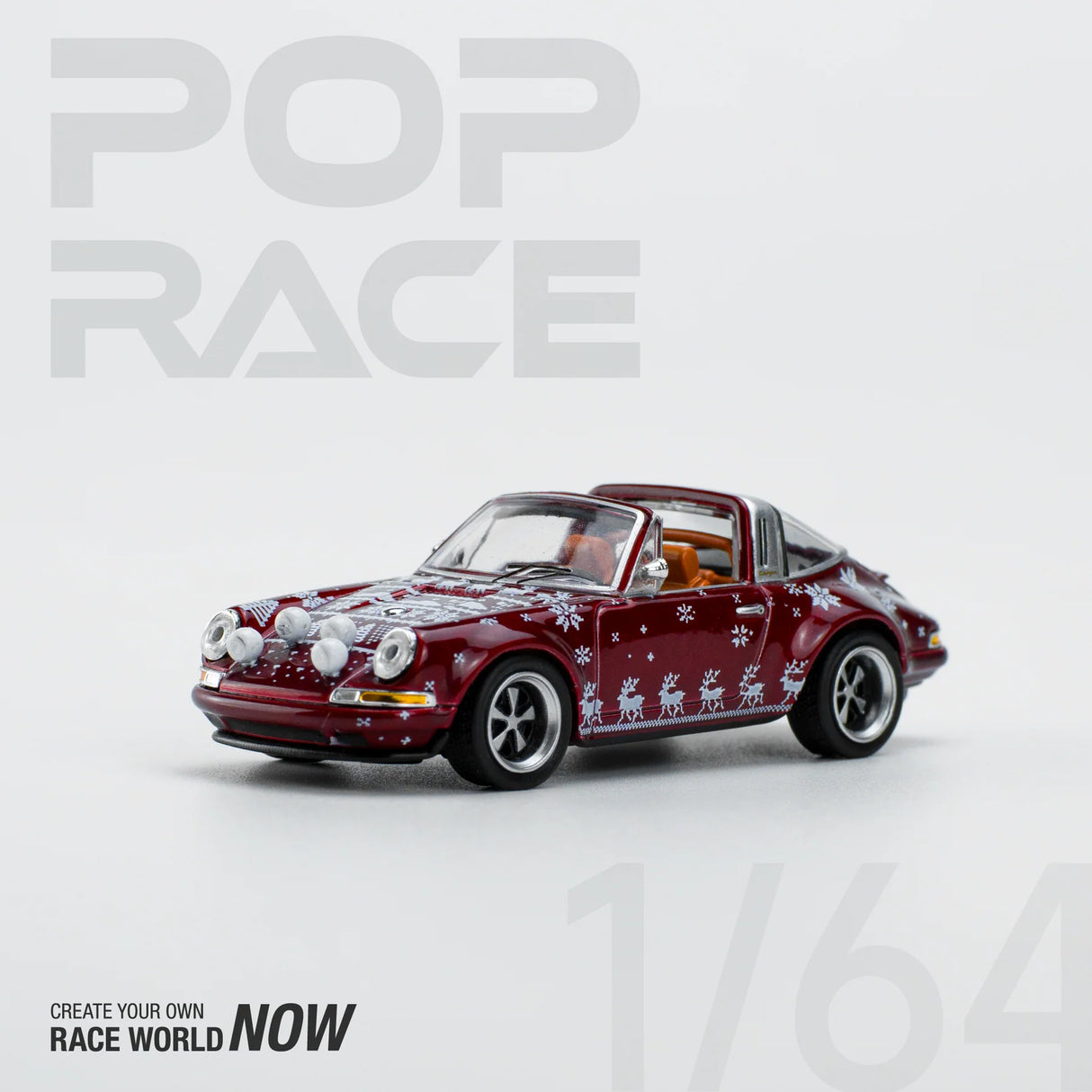 Porsche Singer 2023 Christmas Edition Red Metallic