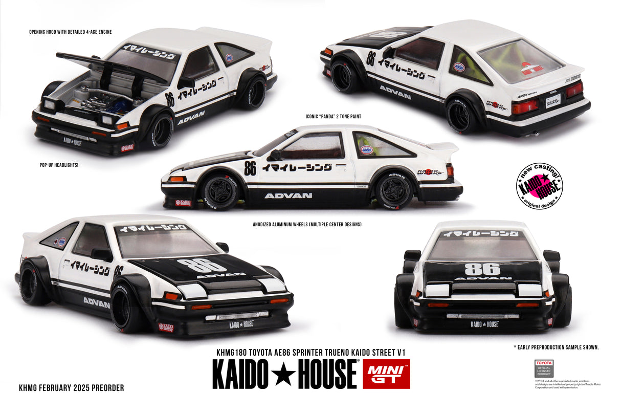(Preorder) Toyota AE86 Sprinter Trueno Kaido Street V1 KHMG180