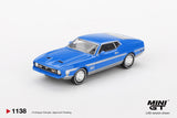 Preorder 17.08.26 Ford Mustang Mach 1 Grabber Blue MGT01138