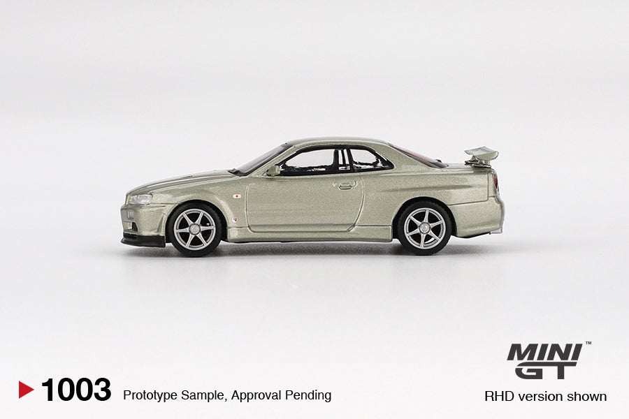 (Preorder) Nissan Skyline GT-R (R34) V-Spec II Nür Millenium Jade MGT01003