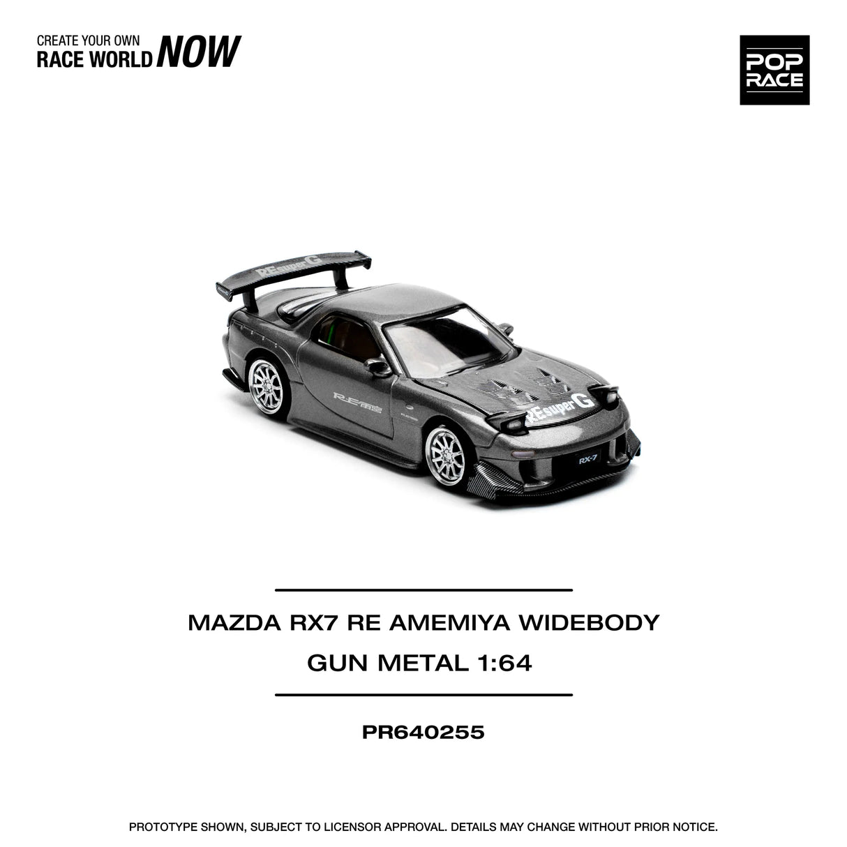 Mazda RX-7 (FD3S) Re-Amemiya Widebody Gun Metal Grey