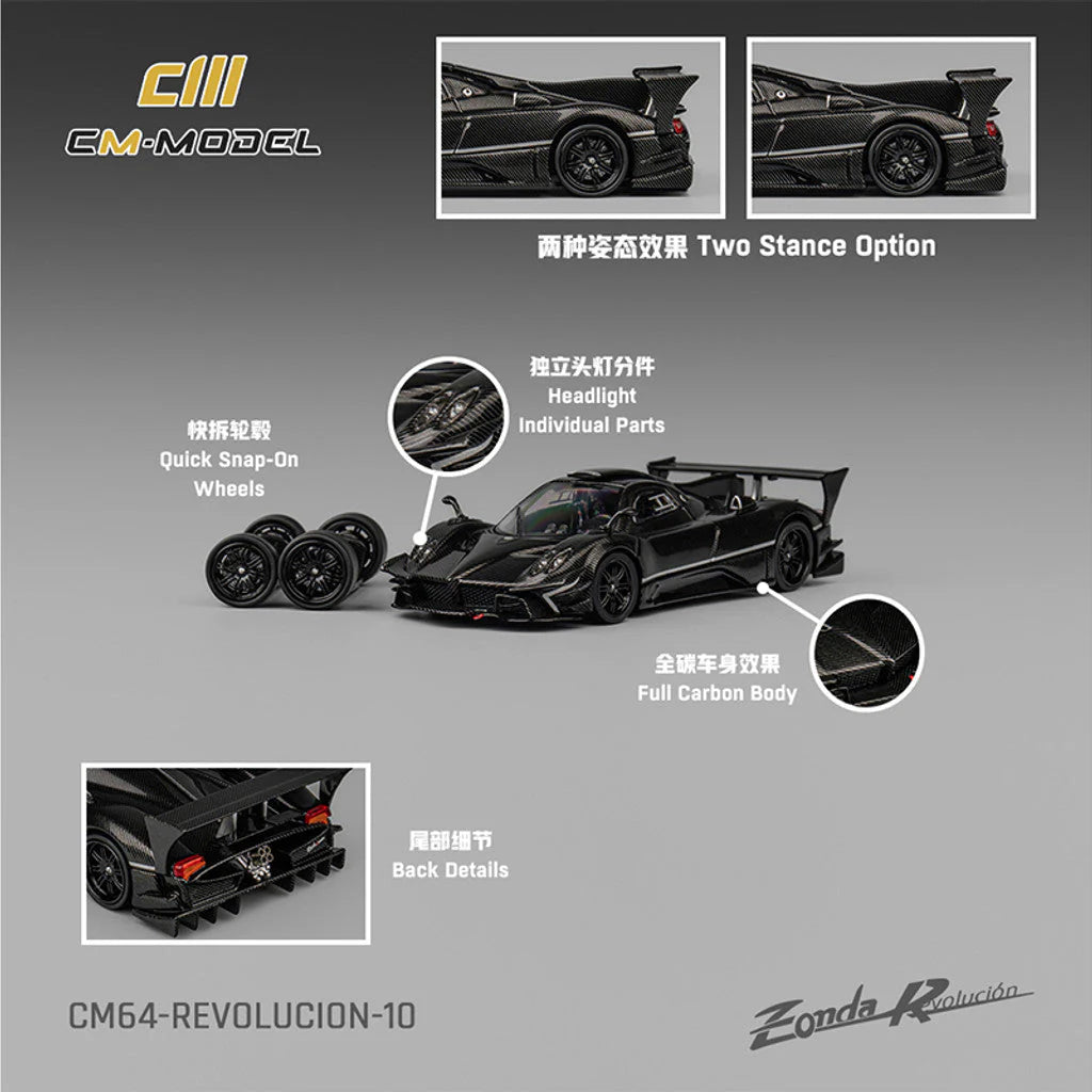 Pagani Zonda Revolucion Black Full Carbon