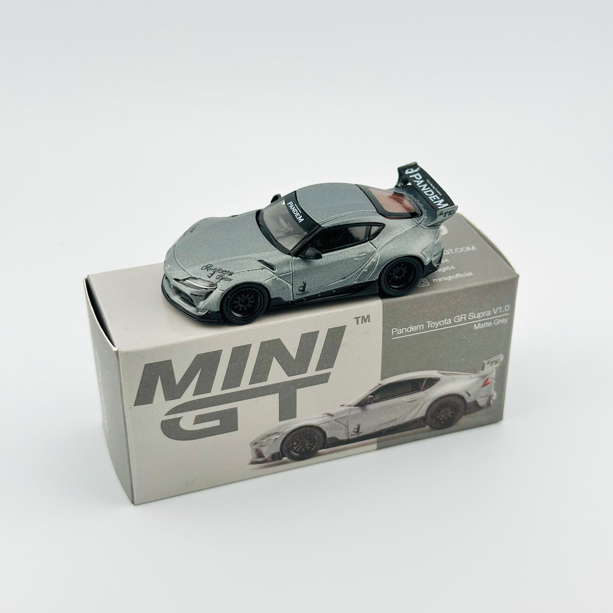 Pandem Toyota GR Supra V1.0 Matte Grey MGT00250 LOOSE