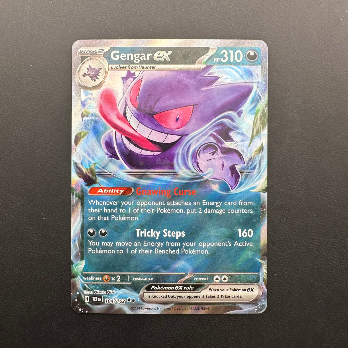 Gengar ex 104/162 NM