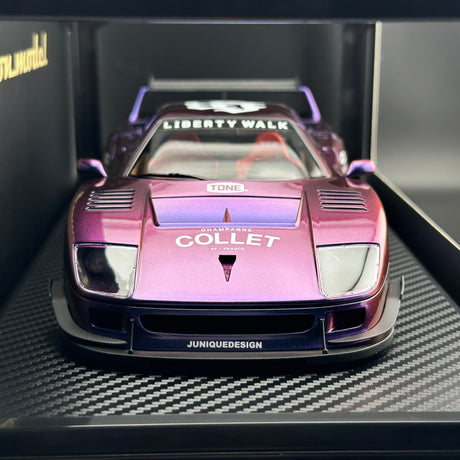 Ferrari F40 LBWK Purple 1:18 IG3790