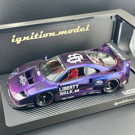 Ferrari F40 LBWK Purple 1:18 IG3790