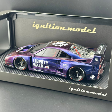 Ferrari F40 LBWK Purple 1:18 IG3790