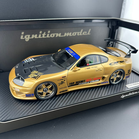 TOP SECRET GT300 Toyota Supra A80 Gold 1:18