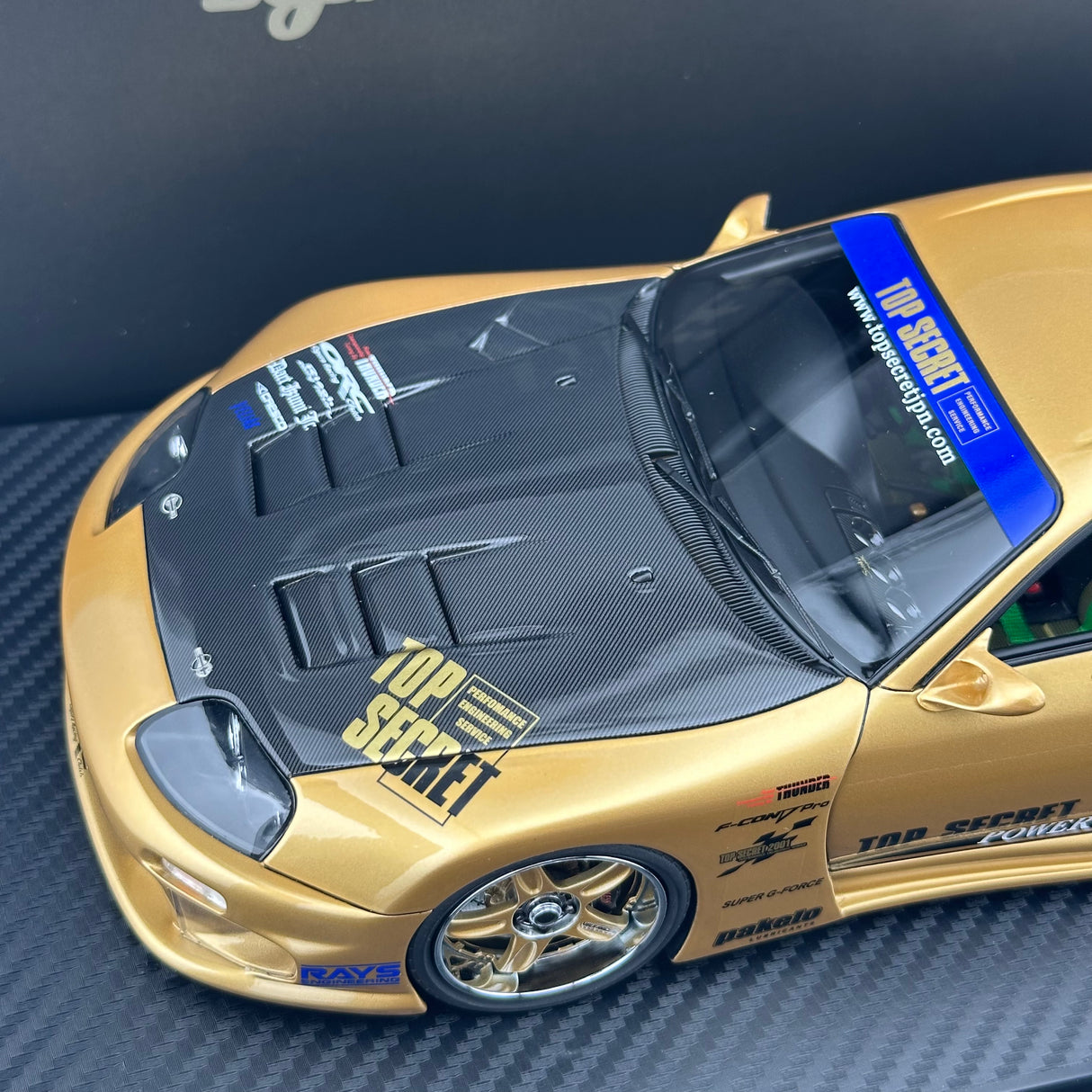 TOP SECRET GT300 Toyota Supra A80 Or 1:18 IG3847