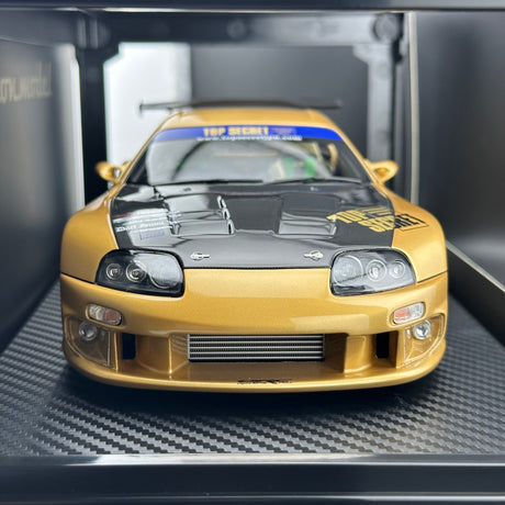 TOP SECRET GT300 Toyota Supra A80 Gold 1:18
