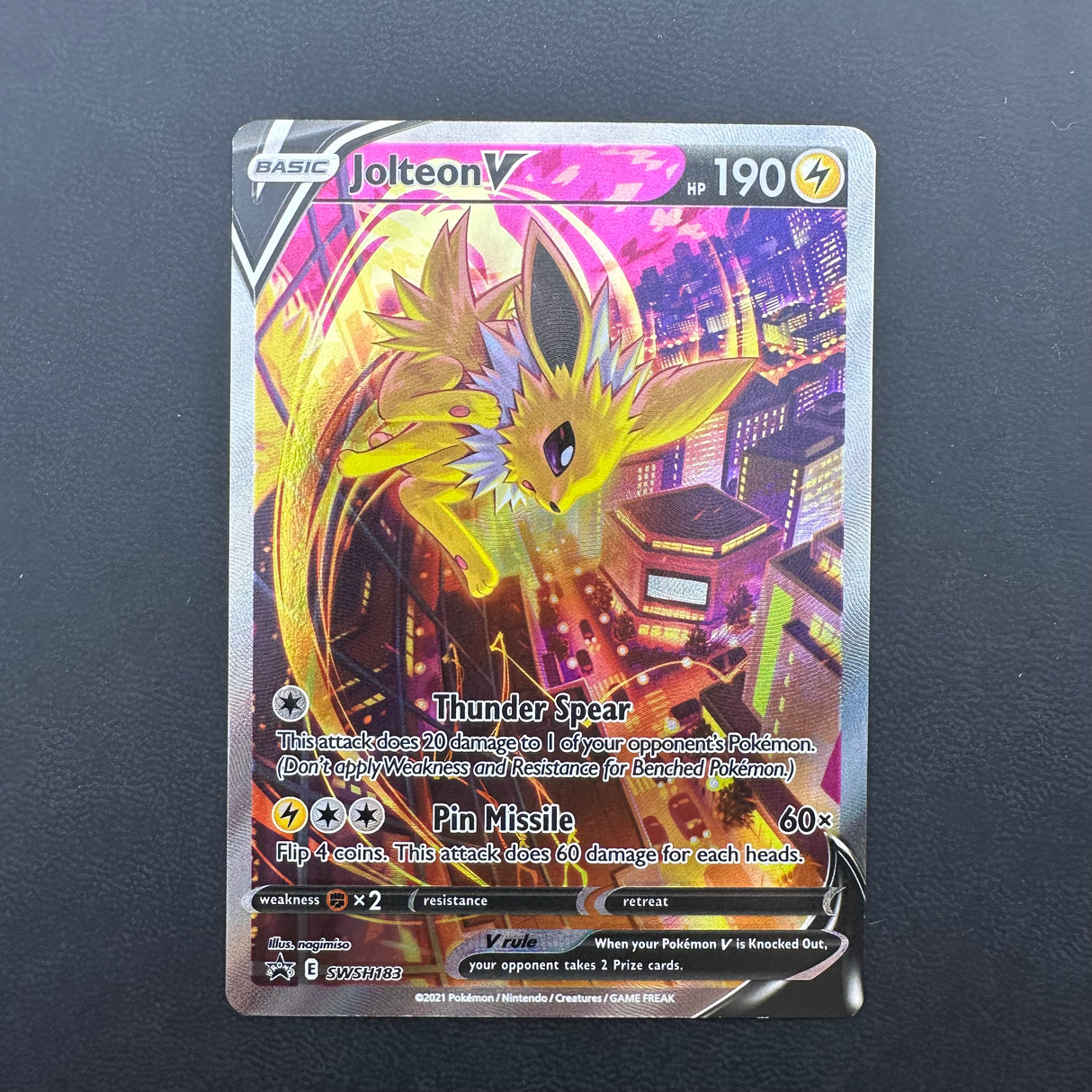 Jolteon V 183 NM