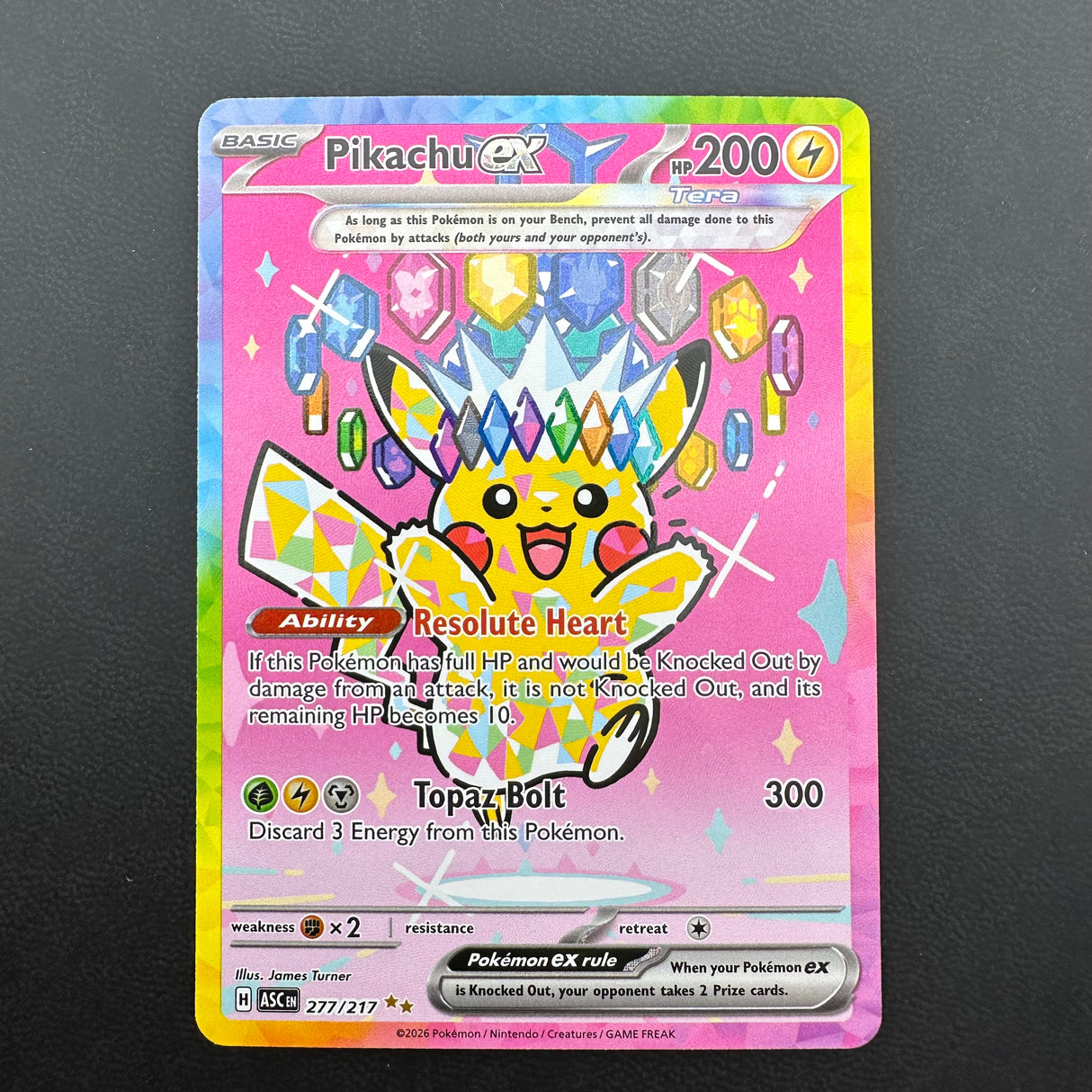 Pikachu ex 277 NM