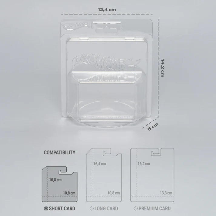 10x Protektor für Hot Wheels Shortcard