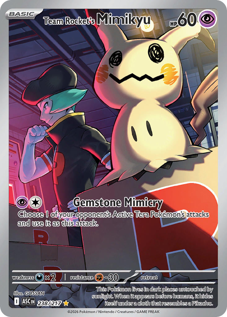 Team Rocket's Mimikyu 238 NM